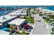 Waterfront community view, bird's eye view at 494 Boca Ciega Point N Blvd, St Petersburg, FL 33708