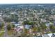 Aerial view showing home's location in a residential neighborhood at 5718 Magnolia N St, St Petersburg, FL 33703