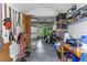 Organized workshop with plenty of storage options at 7226 Alafia Ridge Loop, Riverview, FL 33569