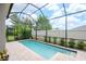 This screened pool area is perfect for relaxation and entertaining at 1069 River Wind Cir, Bradenton, FL 34212