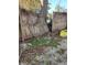 Damaged wooden fence in backyard at 1632 28Th S Ave, St Petersburg, FL 33712