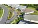 Aerial view showcasing homes and streets at 19891 Bridgetown Loop, Venice, FL 34293