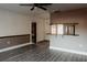 Living room with hardwood floor and open concept at 2005 E Crenshaw St, Tampa, FL 33610