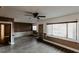 Living room featuring hardwood floors and built-ins at 2005 E Crenshaw St, Tampa, FL 33610