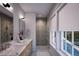 Elegant bathroom with double vanity and large shower at 2550 1St N Ave, St Petersburg, FL 33713