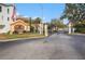 Gated entrance to Coquina Key Townhomes community at 3875 Mariner Dr, St Petersburg, FL 33705