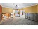 Bathroom undergoing renovation, with exposed framing and new flooring at 3939 Venetian Way, Tampa, FL 33634