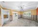 Under renovation bedroom with new flooring needed at 3939 Venetian Way, Tampa, FL 33634