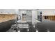 Modern kitchen with stainless steel sink and black countertop at 3939 Venetian Way, Tampa, FL 33634