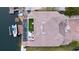 Top-down view of house and backyard at 4178 Des Prez Ct, Hernando Beach, FL 34607