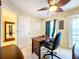 Bright home office with a desk and built-in hutch at 4178 Des Prez Ct, Hernando Beach, FL 34607