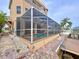 Enclosed pool area with canal access. Enjoy resort-style living! at 4178 Des Prez Ct, Hernando Beach, FL 34607