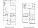 Two-story home floor plan with 4 bedrooms, a study, and rear porch at 744 47Th N Ave, St Petersburg, FL 33703