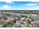 Aerial view of a canal-front home and its surroundings at 8 Citrus Dr, Palm Harbor, FL 34684