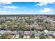 Wide aerial view of home and surrounding neighborhood at 8 Citrus Dr, Palm Harbor, FL 34684