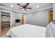 Spacious bedroom with walk-in closet and wood floors at 8 Citrus Dr, Palm Harbor, FL 34684
