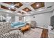 Sitting area with a view into a bathroom with rustic wood-look tile at 8 Citrus Dr, Palm Harbor, FL 34684