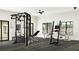 Fitness center with strength training equipment and mirrors at 9650 Minnow Ray Dr, Land O Lakes, FL 34638