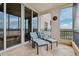 Serene balcony boasting stunning water views and comfortable seating at 2825 Terra Ceia Bay Blvd # 1902, Palmetto, FL 34221