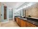 Double vanity bathroom with a large soaking tub and separate shower at 2825 Terra Ceia Bay Blvd # 1902, Palmetto, FL 34221