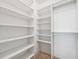 Bright, spacious closet with shelving and hanging rods at 2825 Terra Ceia Bay Blvd # 1902, Palmetto, FL 34221
