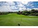 Golf course putting green with flag and scenic view at 36750 Us Highway 19 # 21-301, Palm Harbor, FL 34684