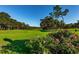 Golf course with lush green grass and flowers at 36750 Us Highway 19 # 21-301, Palm Harbor, FL 34684