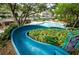 Fun blue water slide for and adults at 36750 Us Highway 19 # 21-301, Palm Harbor, FL 34684