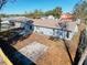 Aerial view of the house, showcasing the backyard and surroundings at 4039 Eastridge Dr, Valrico, FL 33596