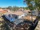 Aerial view of the house, showcasing the backyard and surroundings at 4039 Eastridge Dr, Valrico, FL 33596