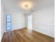 Bright dining room features wood-look floors and an open concept design at 4039 Eastridge Dr, Valrico, FL 33596