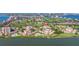Aerial view of the community and surrounding area at 6219 Palma Del Mar S Blvd # 114, St Petersburg, FL 33715