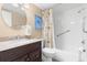 Bathroom with vanity, toilet, and bathtub shower combo at 6219 Palma Del Mar S Blvd # 114, St Petersburg, FL 33715