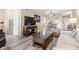 Bright living room with hardwood floors and open layout at 6219 Palma Del Mar S Blvd # 114, St Petersburg, FL 33715