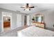 Guest bedroom with updated bathroom and ample closet space at 6311 Newtown Cir # 11B1, Tampa, FL 33615
