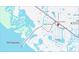 Map highlighting 2517 Edgewater Falls Dr.'s location near Tampa Bay at 6311 Newtown Cir # 11B1, Tampa, FL 33615