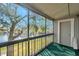 Peaceful screened balcony with water views at 6311 Newtown Cir # 11B1, Tampa, FL 33615