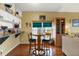 Kitchen with breakfast bar and built-in shelving at 6363 99Th N Way # 12A, St Petersburg, FL 33708