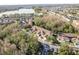Aerial view of townhouses near a lake at 8907 Casablanca Way, Tampa, FL 33626