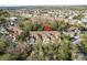 Aerial view showing the location of the townhome in a neighborhood at 8907 Casablanca Way, Tampa, FL 33626