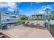 Private boat dock with lift and seating area at 930 Monterey Ne Pt, St Petersburg, FL 33704