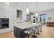 Gourmet kitchen with large island, white cabinetry, and high-end appliances at 930 Monterey Ne Pt, St Petersburg, FL 33704