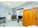 Bedroom with a TV and plenty of storage at 10215 Evening Trail Dr, Riverview, FL 33569
