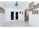 Casual breakfast nook with French doors leading outside at 10215 Evening Trail Dr, Riverview, FL 33569