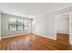 Bright living room with wood floors and large windows at 11901 4Th N St # 9105, St Petersburg, FL 33716