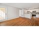 Spacious living room with wood flooring and access to a balcony at 11901 4Th N St # 9105, St Petersburg, FL 33716