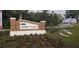 Abbey Glen community entrance sign with landscaping at 13290 Ogden Glade Rd, Dade City, FL 33525