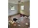 A bedroom needing cleaning and renovation at 2301 Moody Ave, Plant City, FL 33563