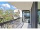 Balcony overlooking trees and water at 2413 Bayshore Blvd # 404, Tampa, FL 33629