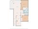 Two-bedroom floor plan with balcony at 2413 Bayshore Blvd # 404, Tampa, FL 33629